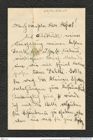 Nachlass Franz Steindachner, Brief von Otto Tomasini an Franz Steindachner (02.08.1908), Inv.Nr. 546.01, Seite 1